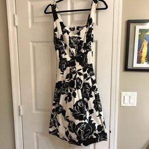 Black and white dress